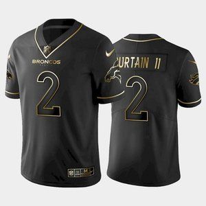 Broncos Patrick Surtain II Black Gold Jersey